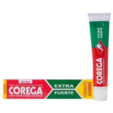 Corega ultra crema extra fuerte adhesivo prótesis dental 75 g