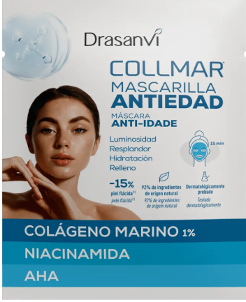 MASCARILLA FACIAL COLAGENO ANTIEDAD DRASANVI 1 U