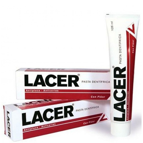 Lacer pasta dental fluor duplo 2x125 mL