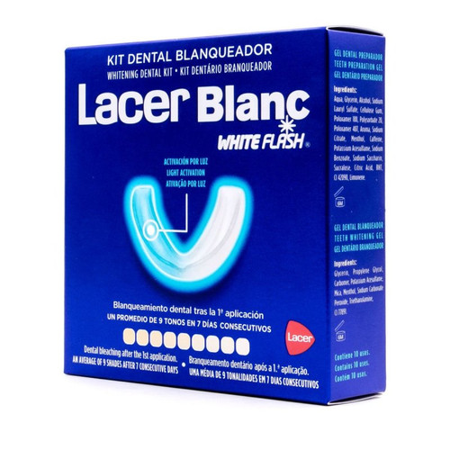 Lacerblanc white flash kit dental blanqueador