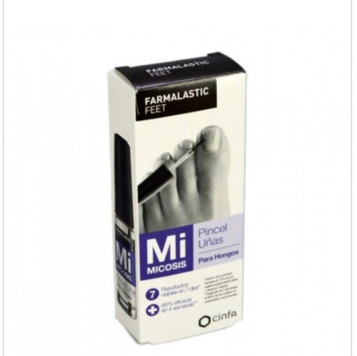 Farmalastic feet micosis tratamiento hongos uñas pincel 4 mL