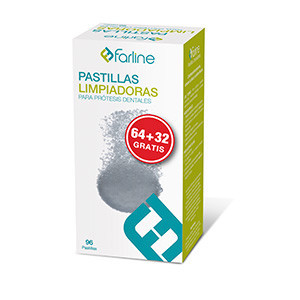 Farline pastillas limpiadoras 96 unidades