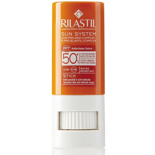 Rilastil sun system SPF50 stick transparente 8,5 g