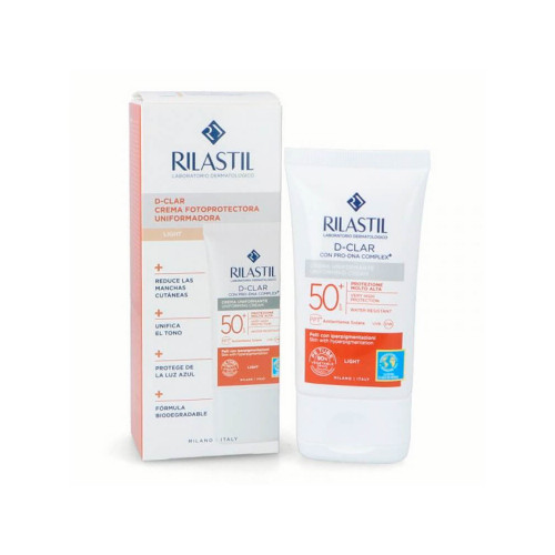 Rilastil d-clair SPF50+ crema unificante light 40 mL
