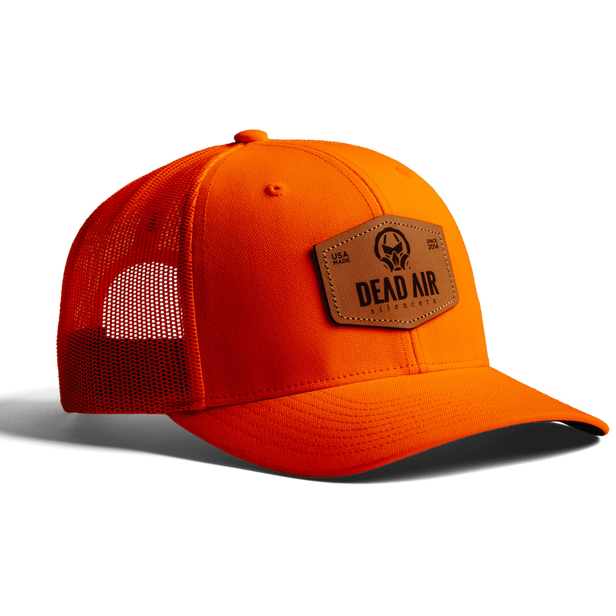 Blaze Orange Dead Air Patch Hat