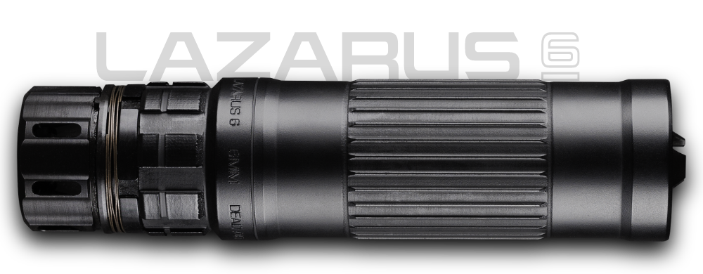 Lazarus 6: Low Back Pressure 5.56 and 6mm Suppressor