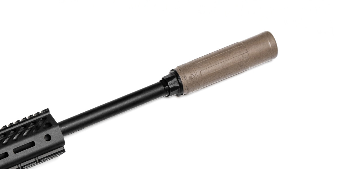 Sandman X: Short, Low Back Pressure 30 Cal Suppressor