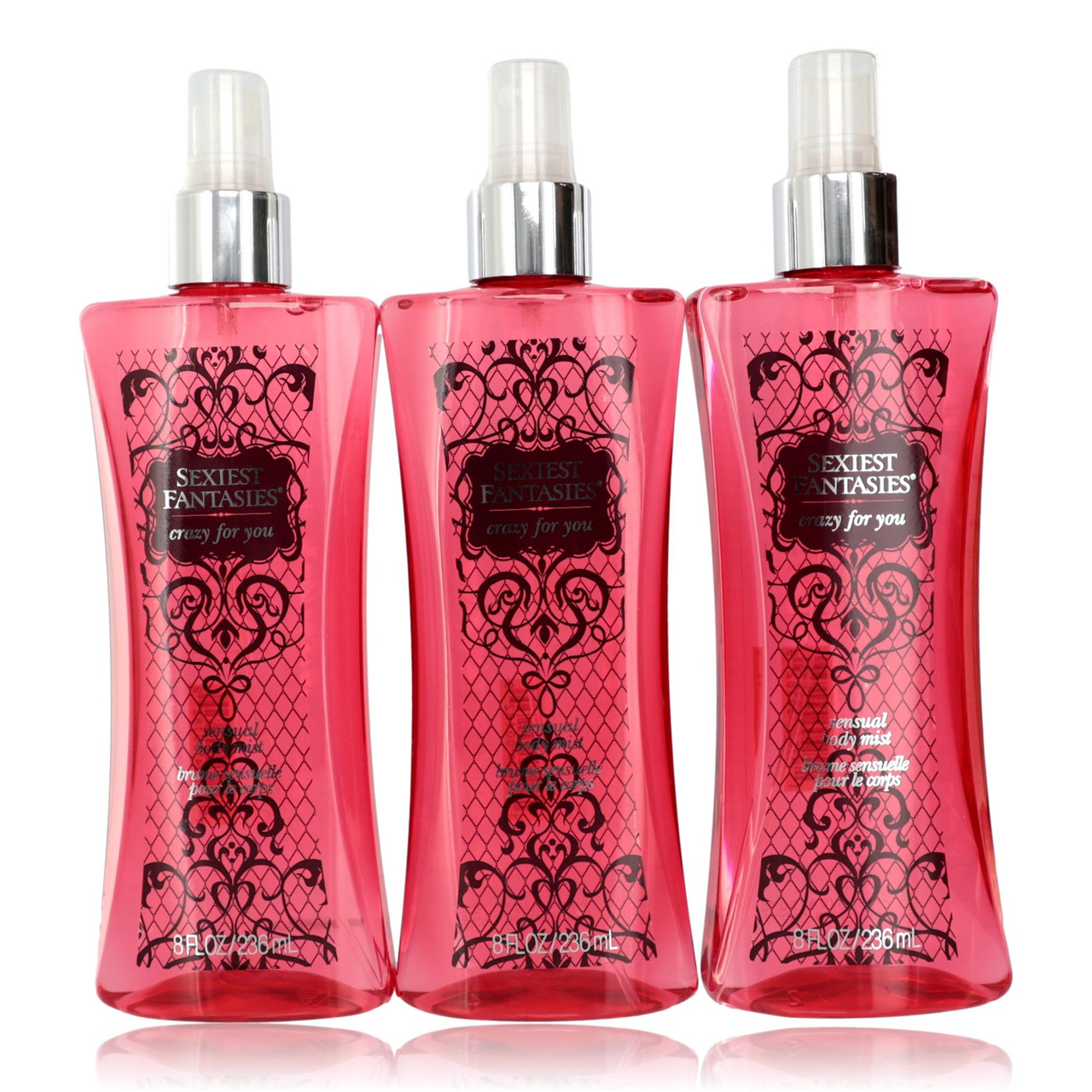 Sexiest Fantasies Crazy for You by Parfums De Coeur, 3 Pack 8oz