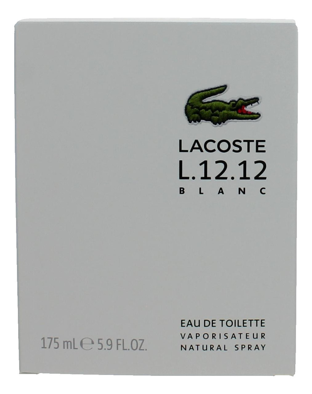 Lacoste L.12.12 White Blanc by Lacoste, 5.9 oz EDT Spray for Men