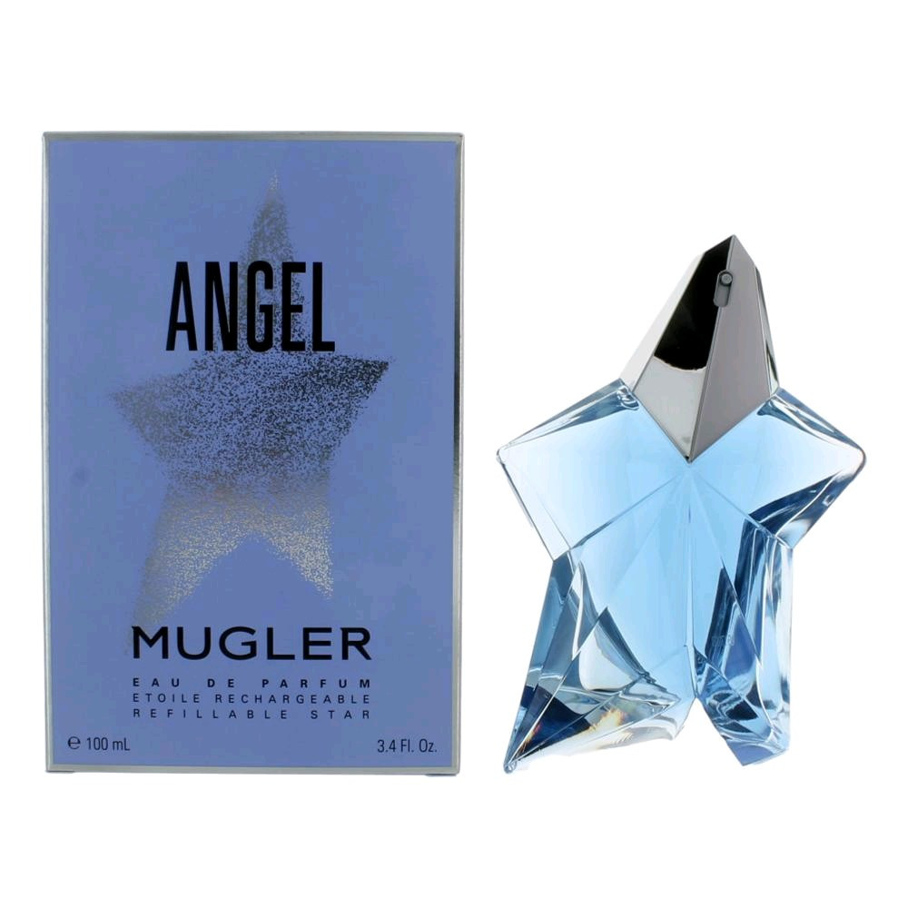 MUGLER ANGEL パルファム 25ml 星型 Angel by Thierry Mugler, 3.4 oz EDP Spray Refillable Star for Women
