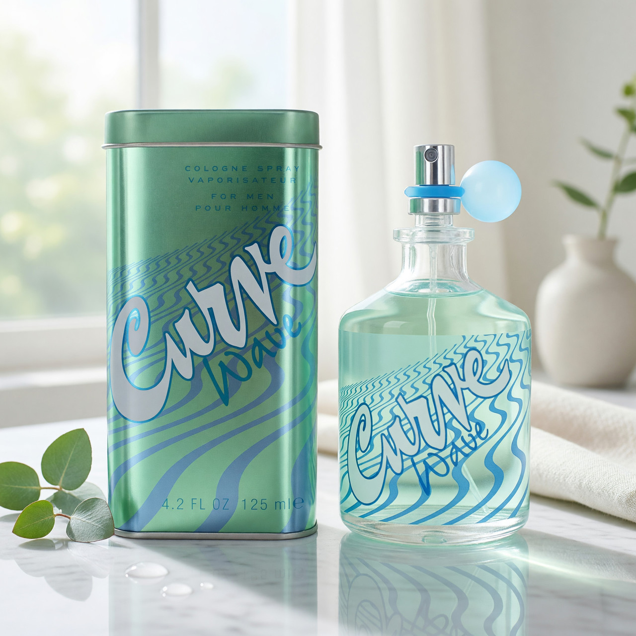 Curve Wave by Liz Claiborne, 4.2 oz Cologne Spray for Men