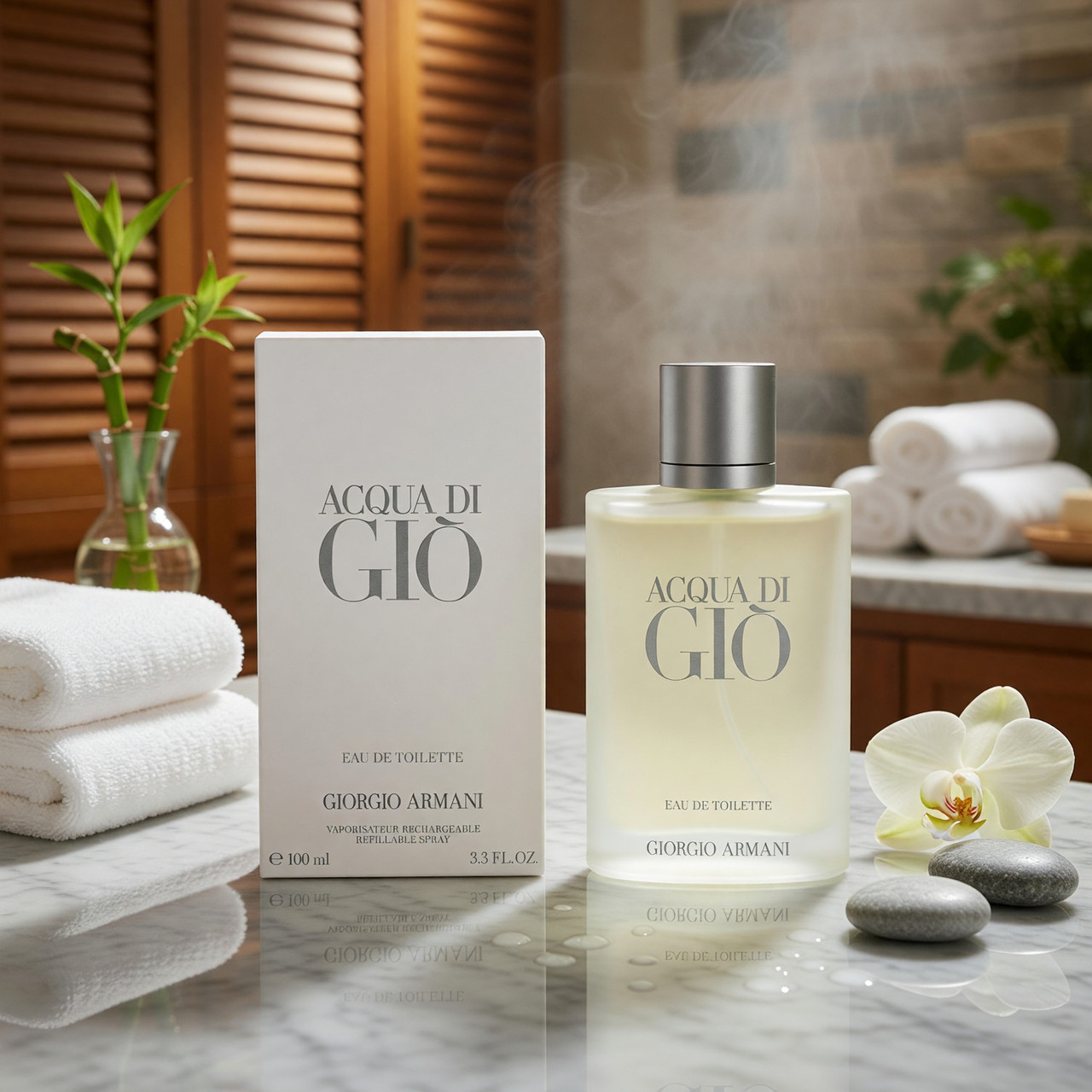 Acqua Di Gio by Giorgio Armani, 3.4 oz Eau De Toilette Spray for Men