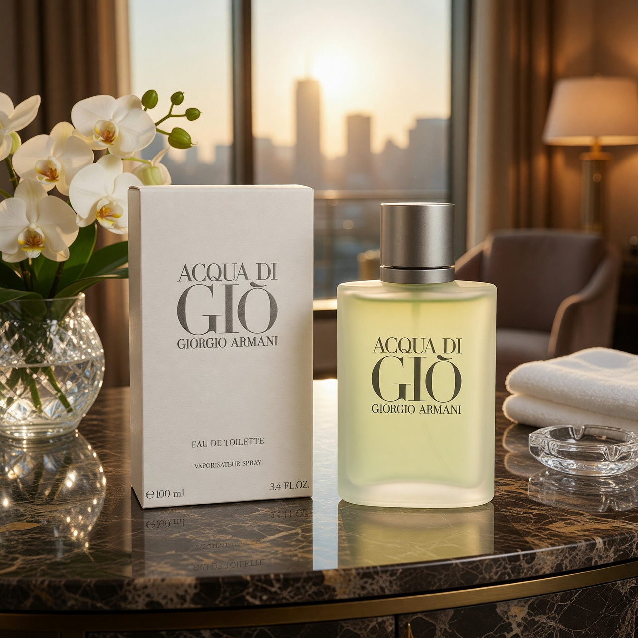 Acqua Di Gio by Giorgio Armani, 3.4 oz Eau De Toilette Spray for Men