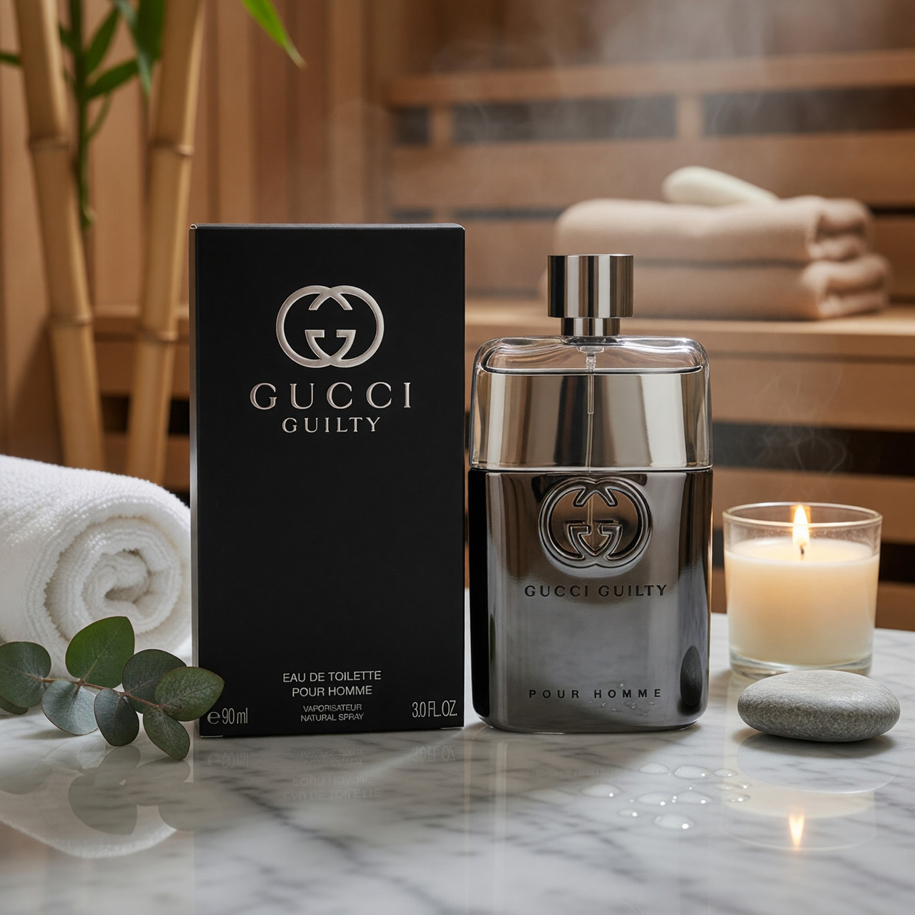 Gucci Guilty Pour Homme by Gucci, 3 oz EDT Spray for Men