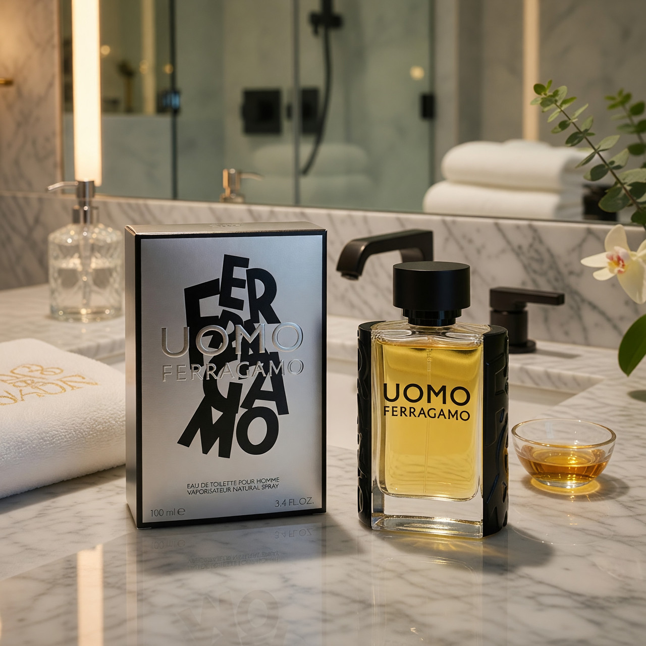 Uomo by Salvatore Ferragamo, 3.4 oz EDT Spray for Men