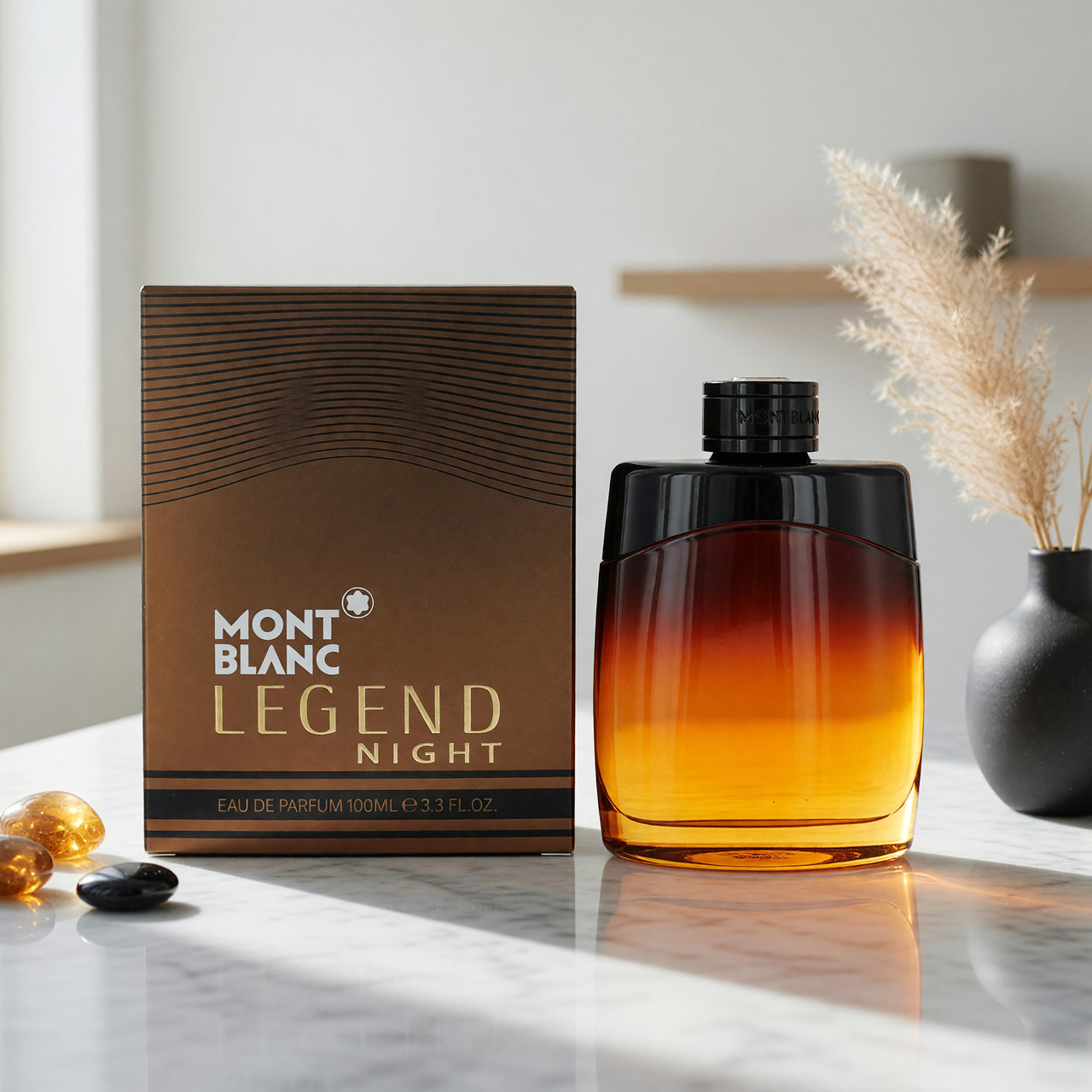 MONTBLANC レジェンド ナイト オーデパルファン 100ml Mont Blanc Legend Night by Mont Blanc, 3.3 oz EDP Spray for Men