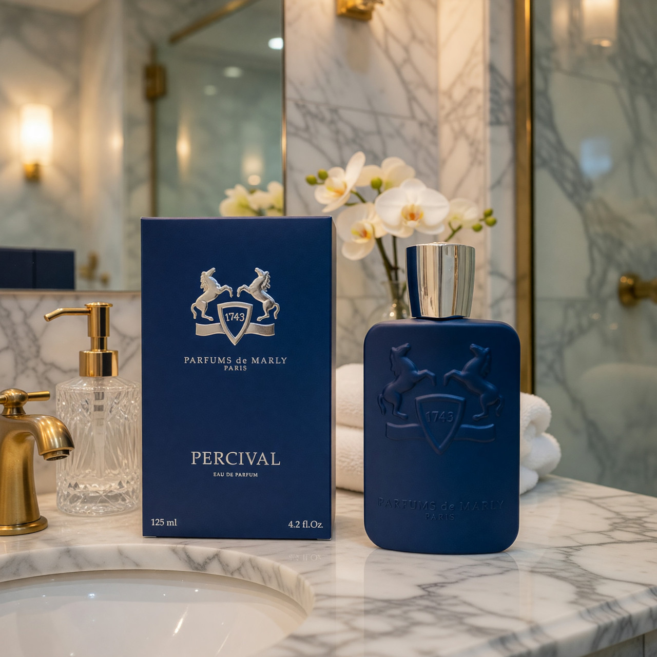 香水(男性用) Parfums de Marly Percival 125ml Percival Eau de Parfum (75ml, 125ml, 200ml) – Parfums de Marly