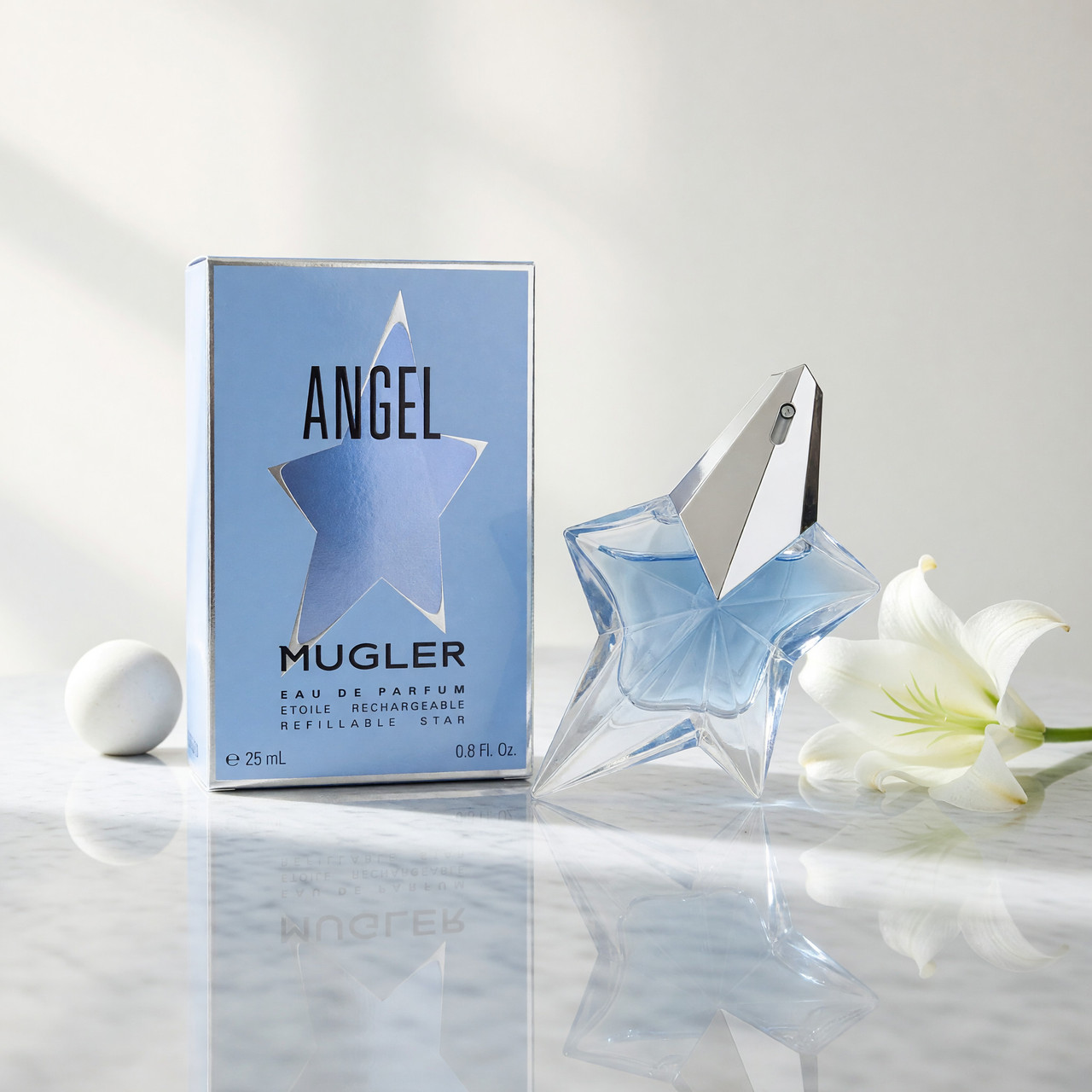 Angel by Thierry Mugler, 0.8 oz EDP Spray Refillable for Women
