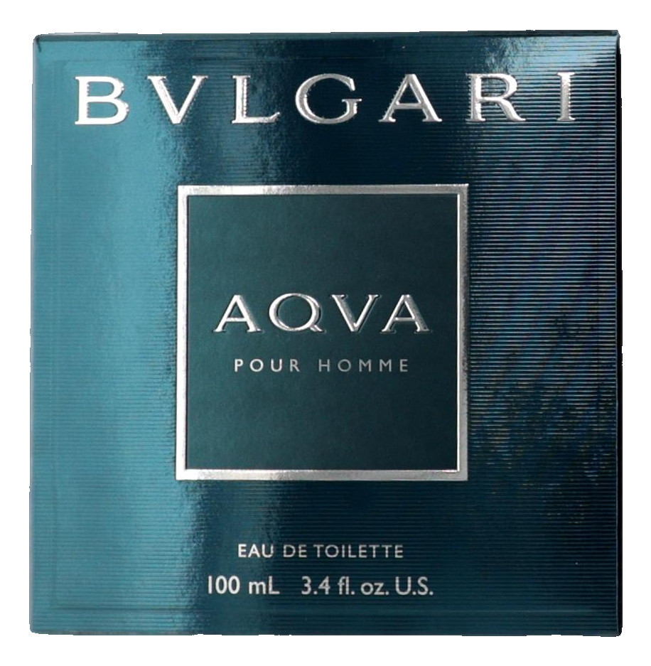 Aqva Pour Homme by Bvlgari, 3.4 oz EDT Spray for Men (Aqua)