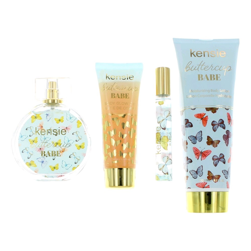 Kensie Buttercup Babe by Kensie, 4 Piece Gift Set for Women Kensie Buttercup Babe by Kensie, 4 Piece Gift Set for Women
