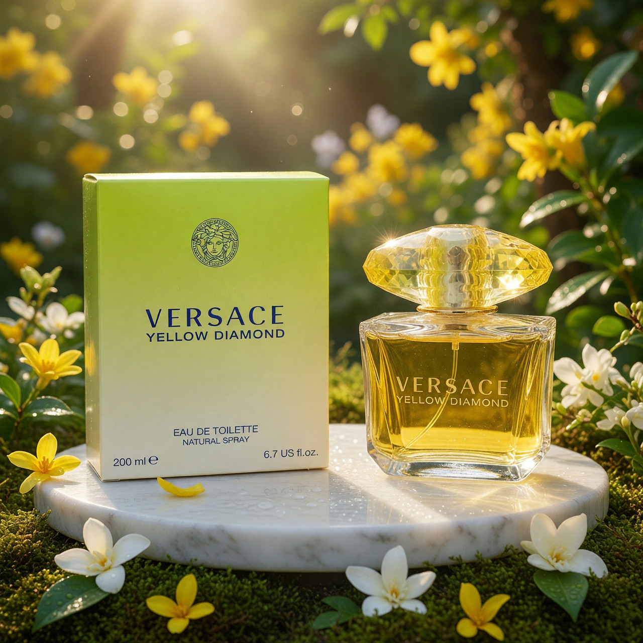 Versace Yellow Diamond by Versace, 6.7 oz EDT Spray for Women