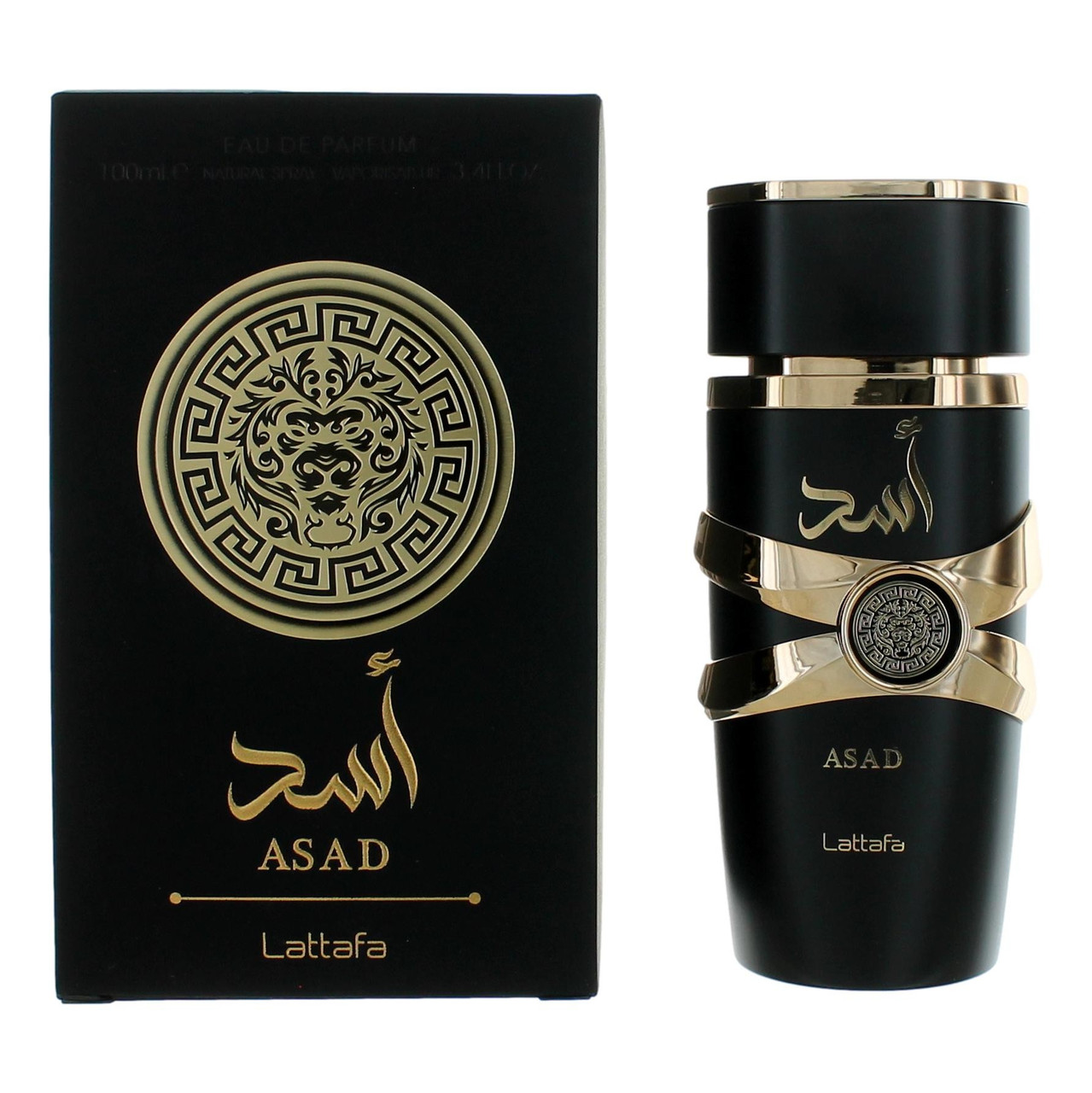 Lattafa ASAD 男性用香水 Asad by Lattafa, 3.4 oz Eau De Parfum Spray for Men