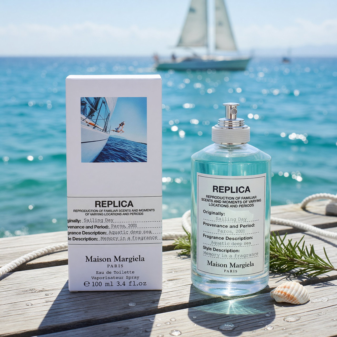 Replica Sailing Day by Maison Margiela, 3.4 oz Eau De Toilette Spray