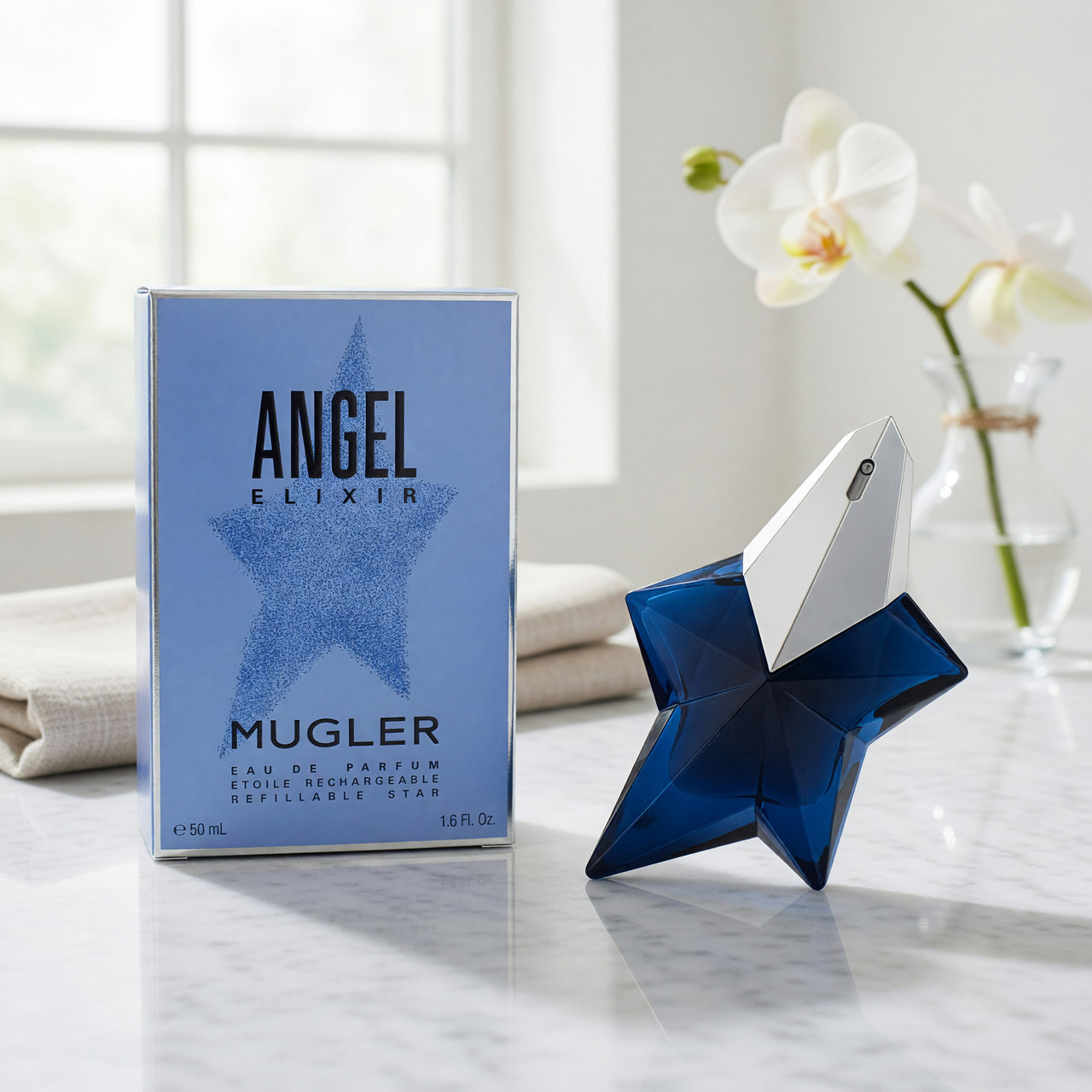 Angel Elixir by Thierry Mugler, 1.6 oz EDP Refillable Spray for Women