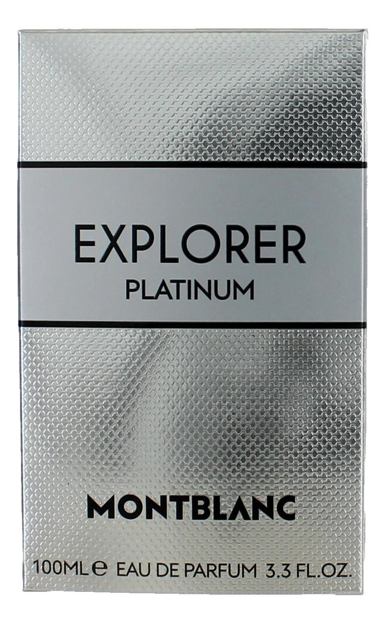 Explorer Platinum by Mont Blanc, 3.3 oz EDP Spray for Men