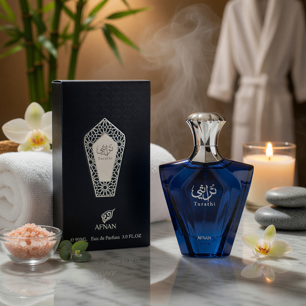 Turathi Blue by Afnan, 3 oz Eau De Parfum Spray