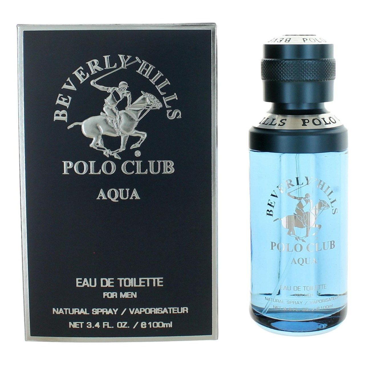 BHPC Aqua by Beverly Hills Polo Club, 3.4 oz Eau De Toilette Spray
