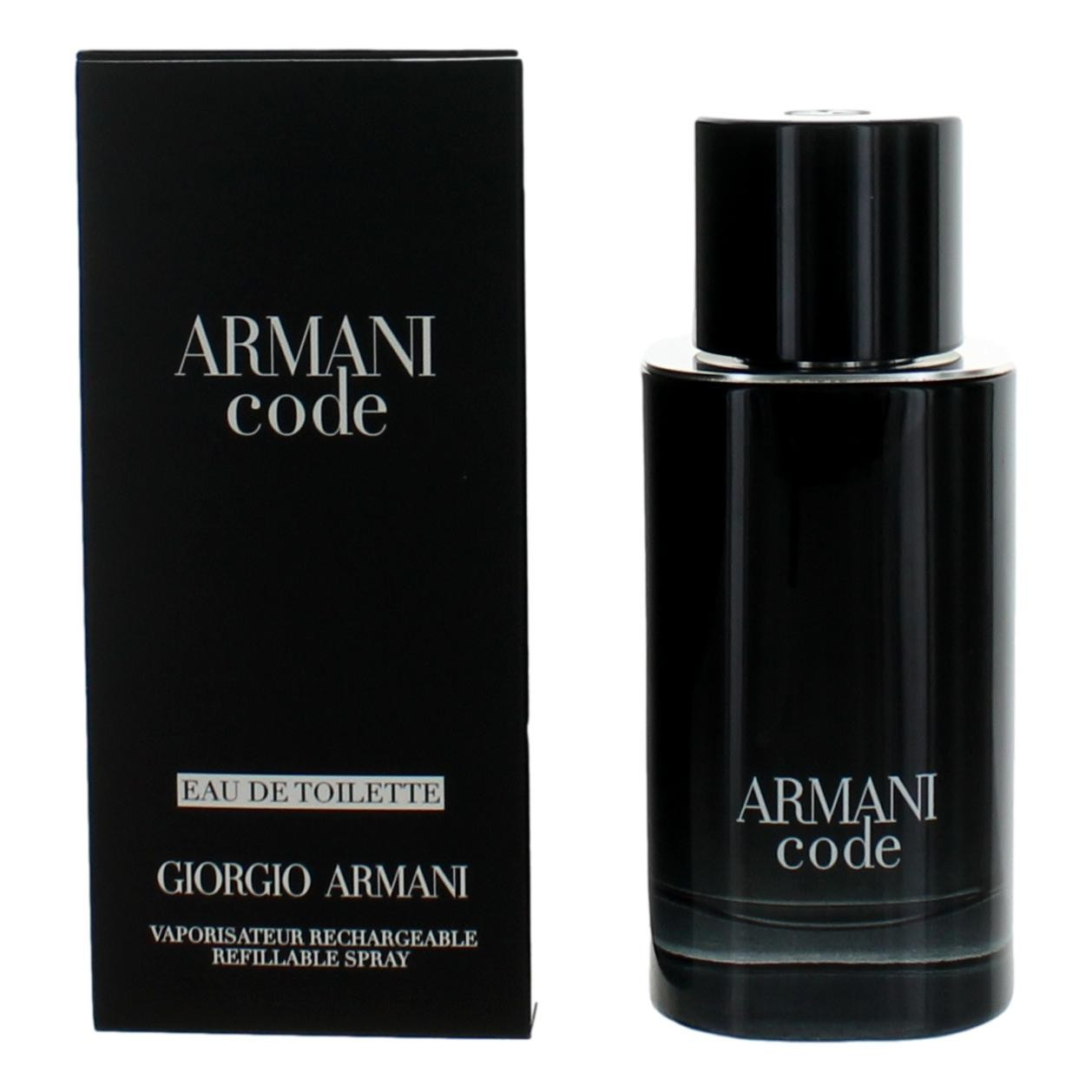 Armani Code by Giorgio Armani, 2.5 oz Eau De Toilette Refillable