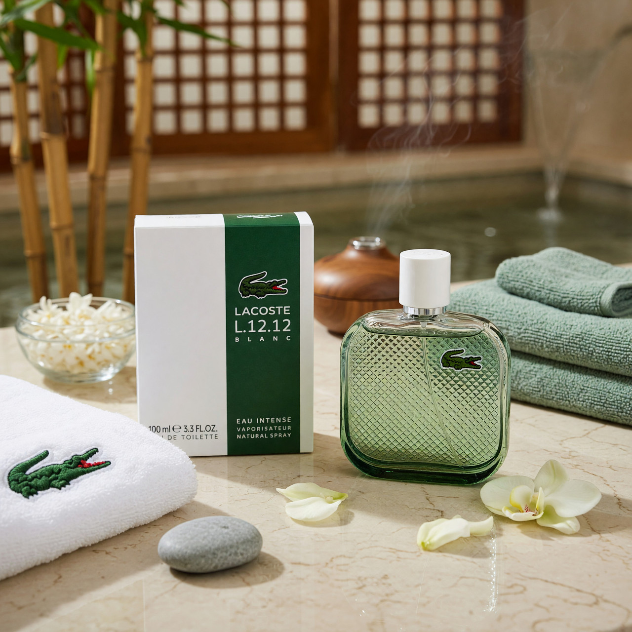 Lacoste L.12.12 Blanc Intense by Lacoste, 3.4 oz Eau De Toilette Spray