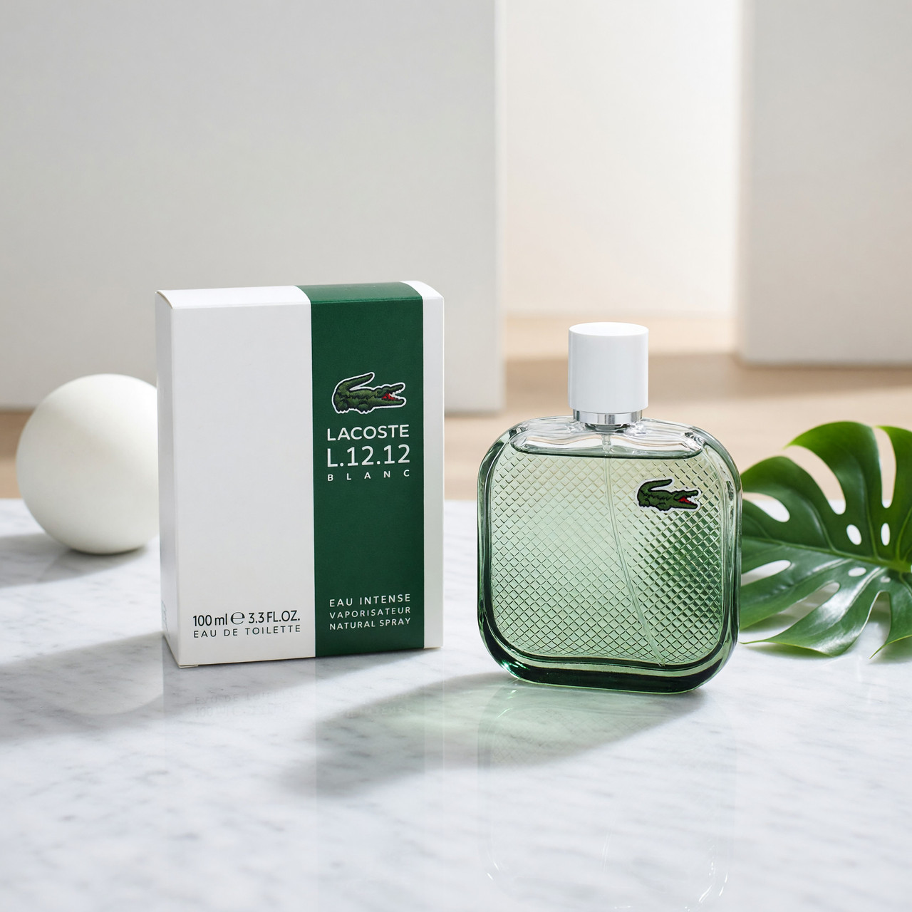 Lacoste L.12.12 Blanc Intense by Lacoste, 3.4 oz Eau De Toilette Spray