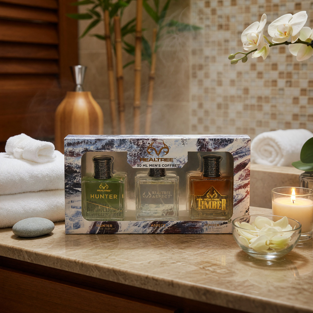 Realtree by Realtree, 3 Piece Coffret Gift Set for Men