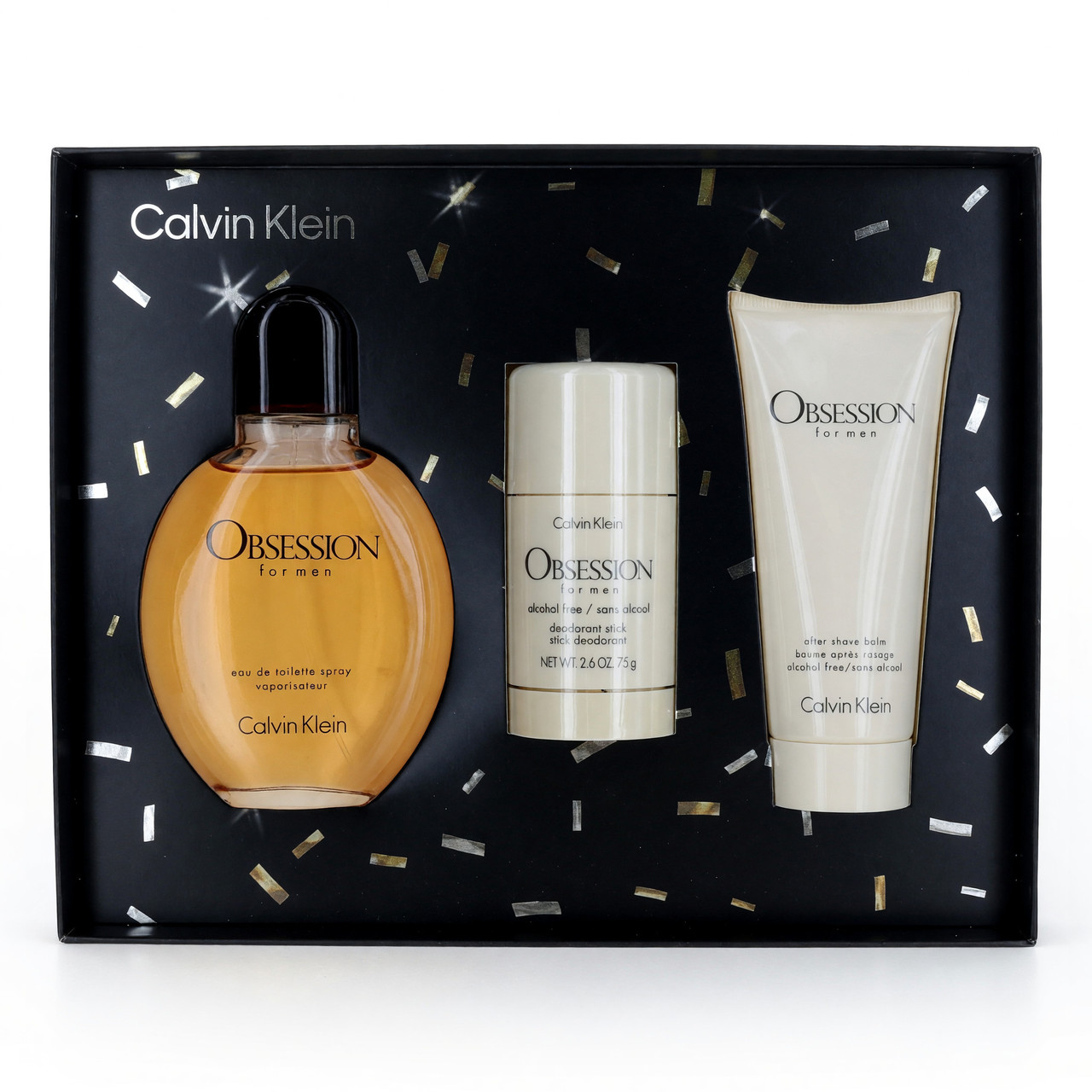 CPコスメ BCローションセット(サプライズミニ付き) Obsession by Calvin Klein, 3 Piece Gift Set for Men