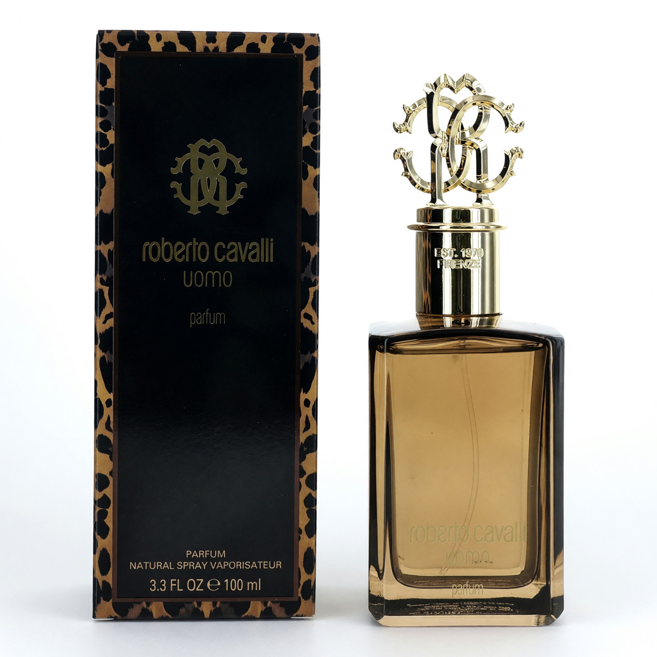 香水(男性用) Roberto Cavalli Uomo Parfum Roberto Cavalli Uomo by Roberto Cavalli, 3.3 oz Parfum Spray for Men