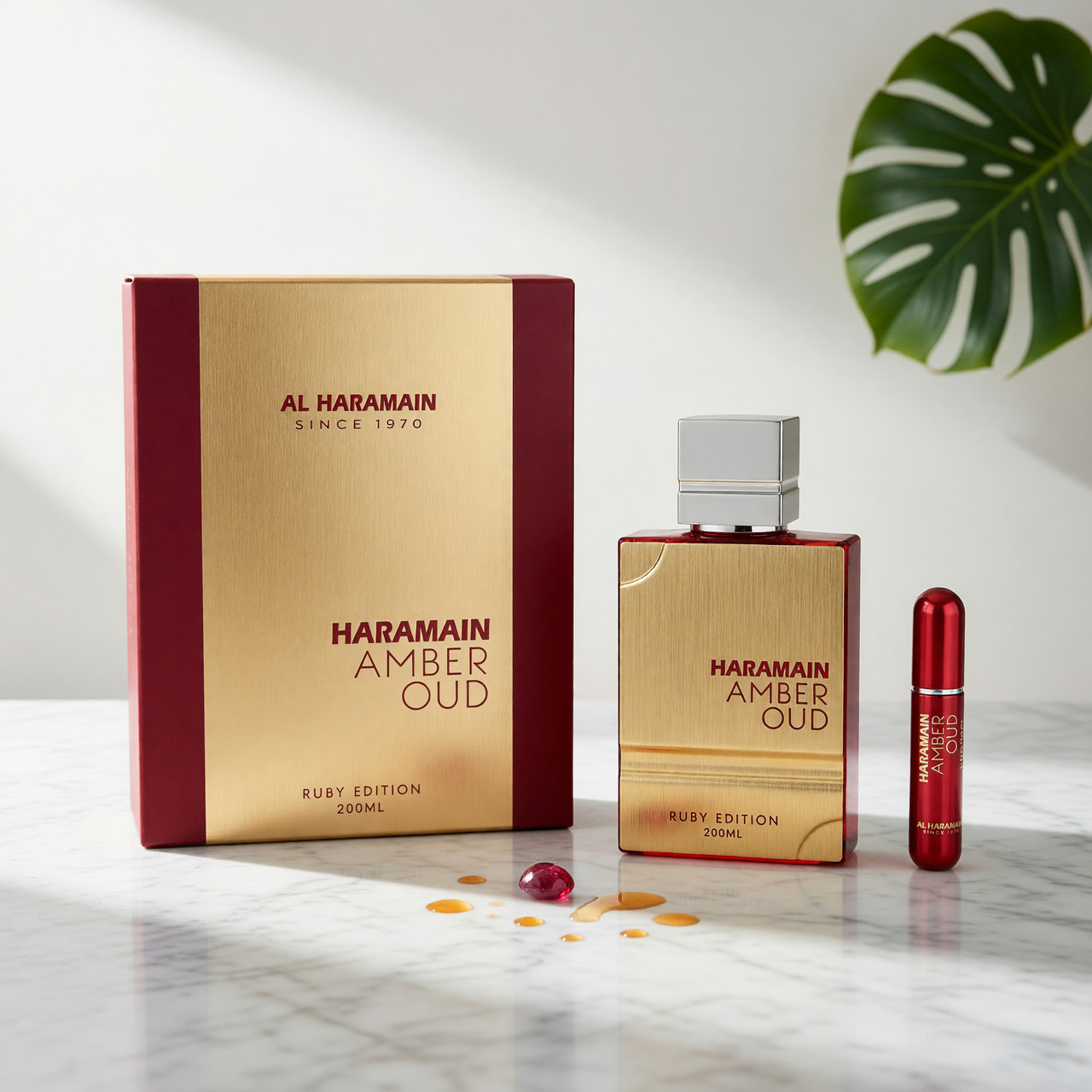 Amber Oud Ruby Edition by Al Haramain, 6.7 oz EDP Spray for Unisex