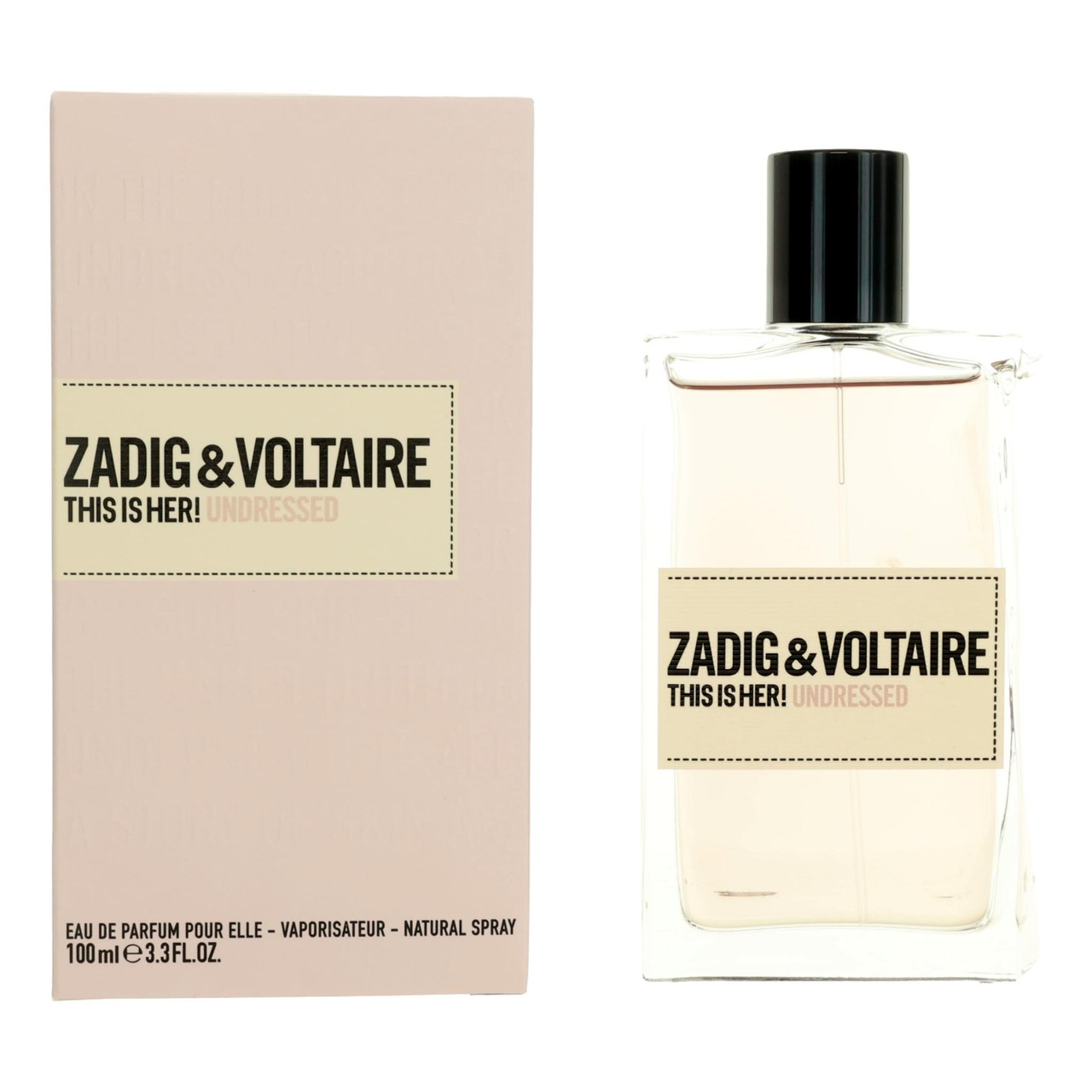 【ほぼ未使用】ザディグエヴォルテール THIS IS HER 限定版 100ml Zadig & Voltaire This is Her! Undressed & Voltaire, 3.3oz EDP