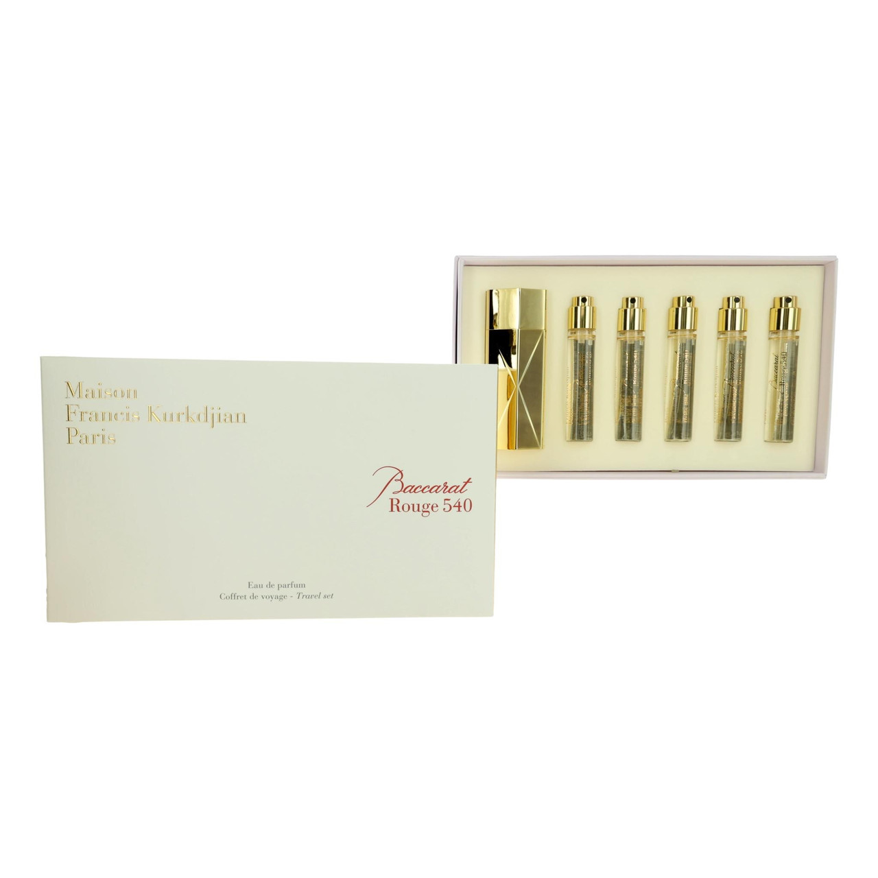 Baccarat Rouge 540 by Maison Francis Kurkdjian, 5 Piece Travel Set