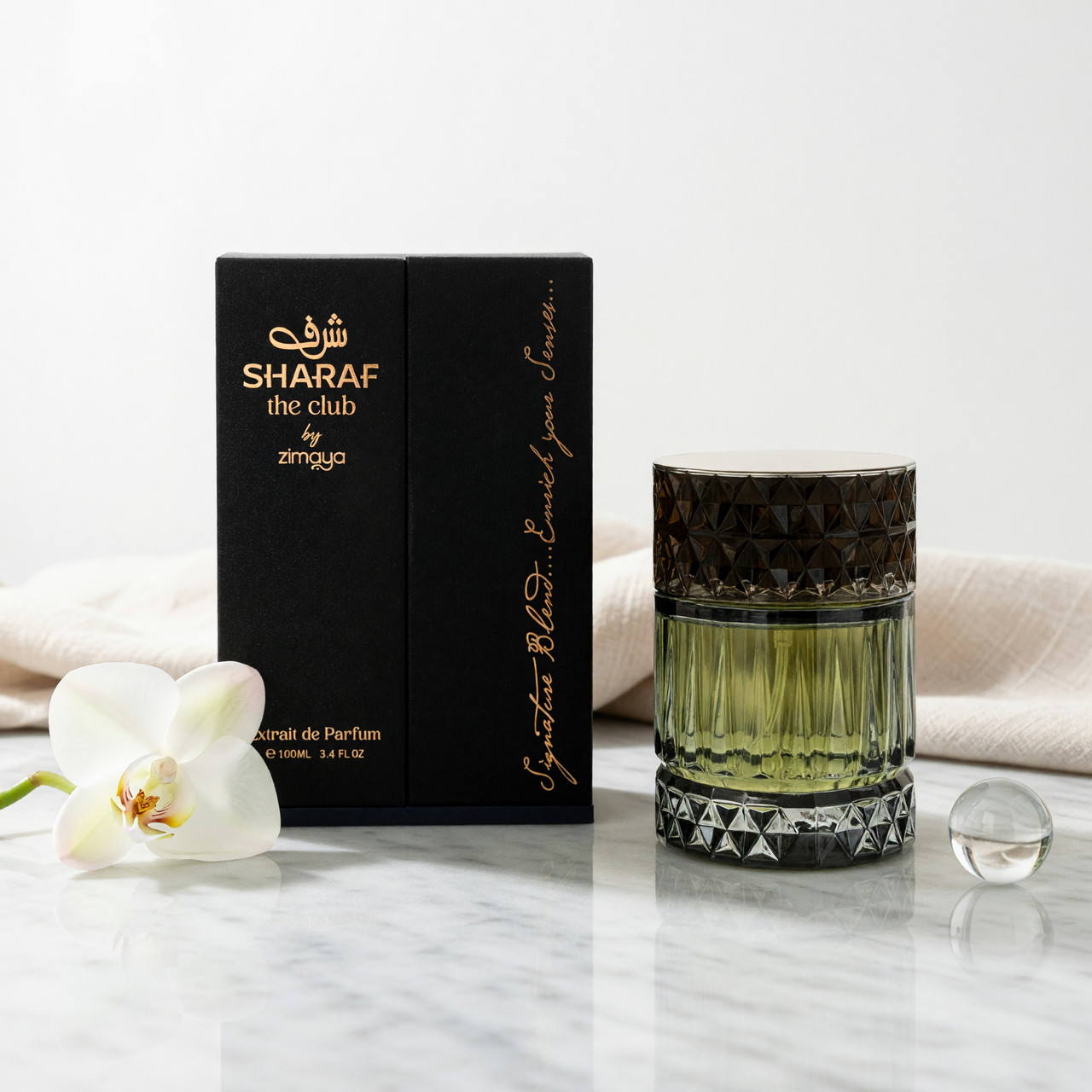 Sharaf the Club by Zimaya, 3.4 oz Extrait de Parfum for Unisex