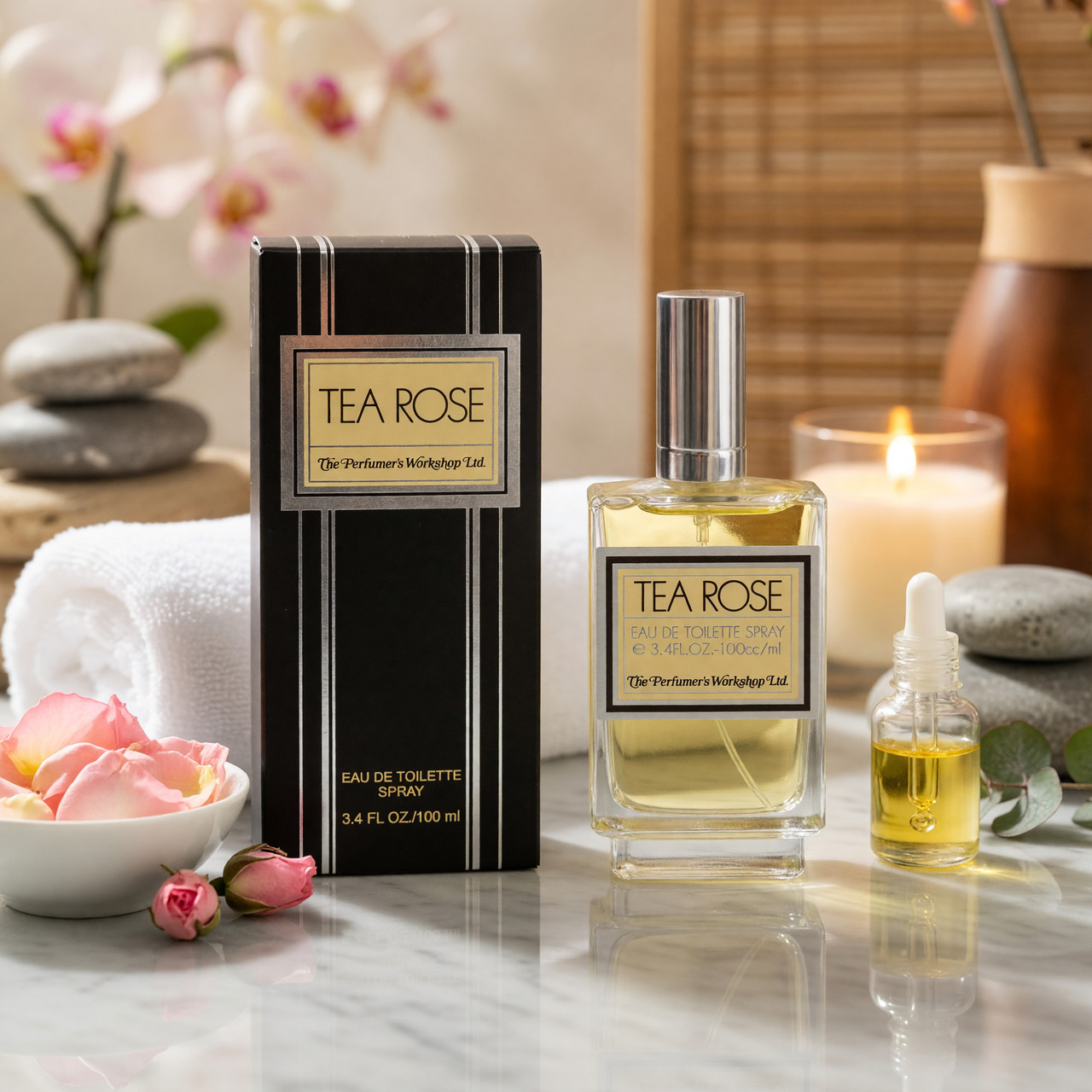 Tea Rose by Perfumer's Workshop, 3.4 oz EDT Spray for Women