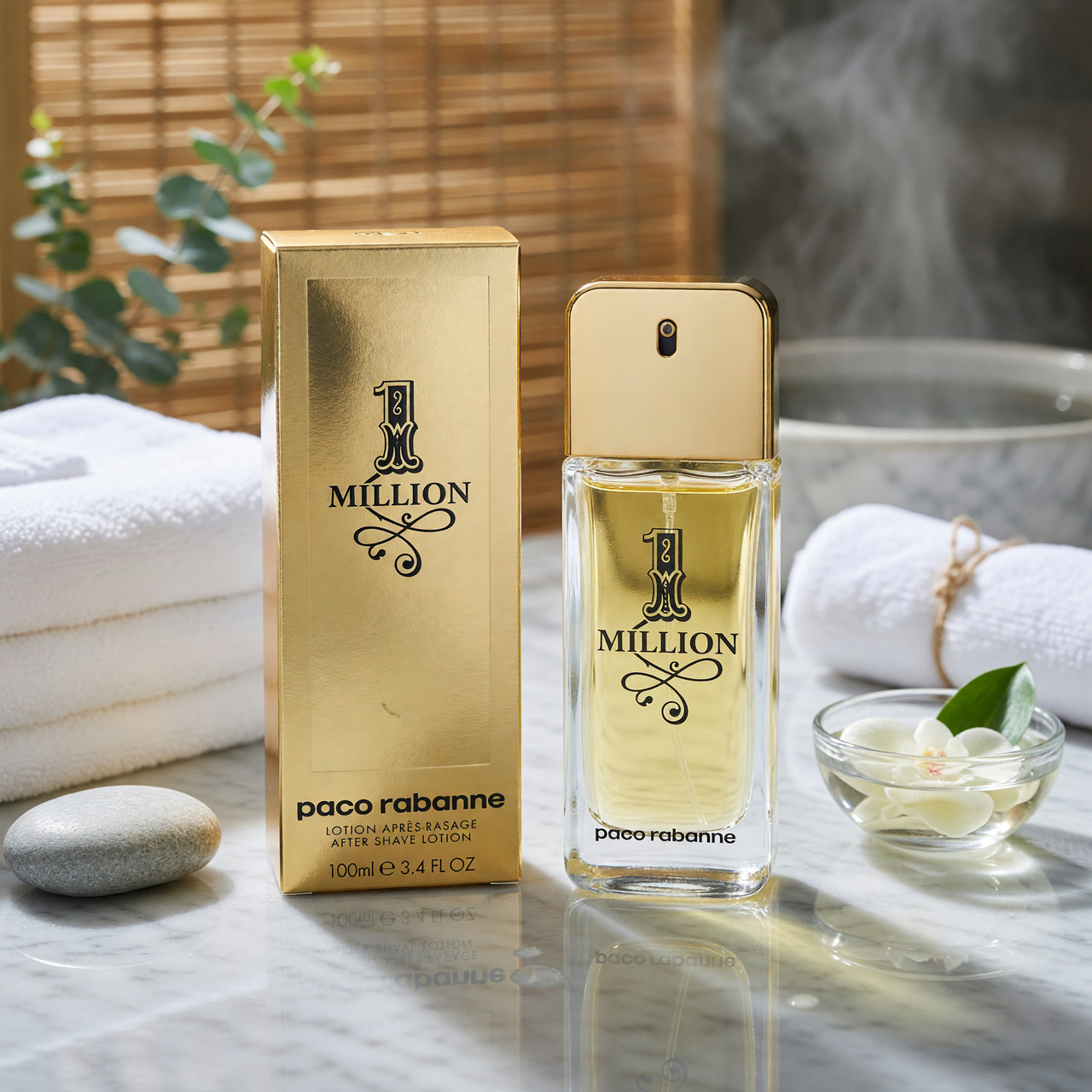 1 Million by Paco Rabanne, 3.4 oz After Shave Lotion for Men
