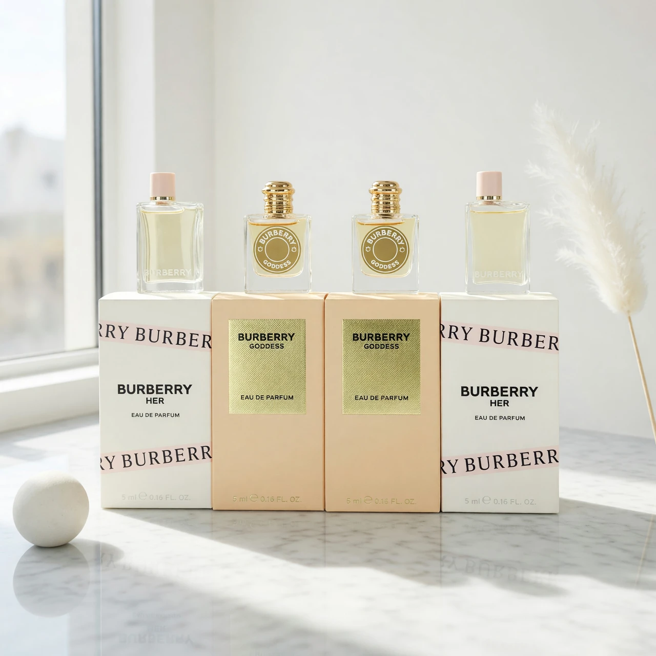 Burberry by Burberry, 4 Piece Variety Gift Set for Women