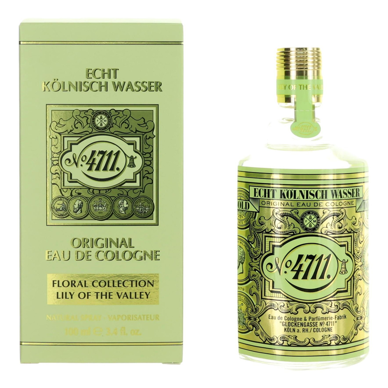 4711 Floral Collection Lily of the Valley, 3.4oz Eau De Cologne