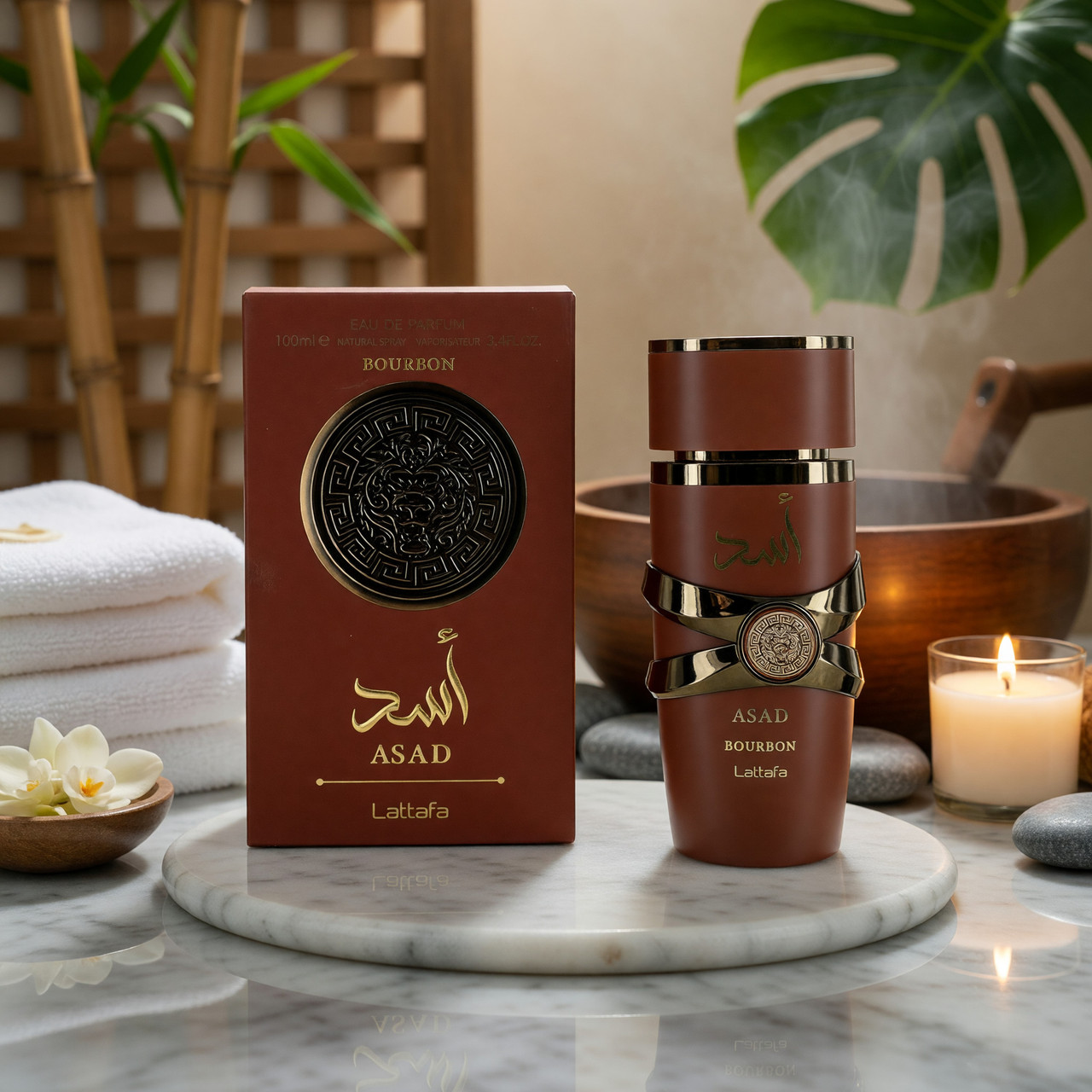 香水(男性用) lattafa asad bourbon perfume 100ml edp Lattafa Asad Bourbon Eau de Parfum Fragrance for Unisex