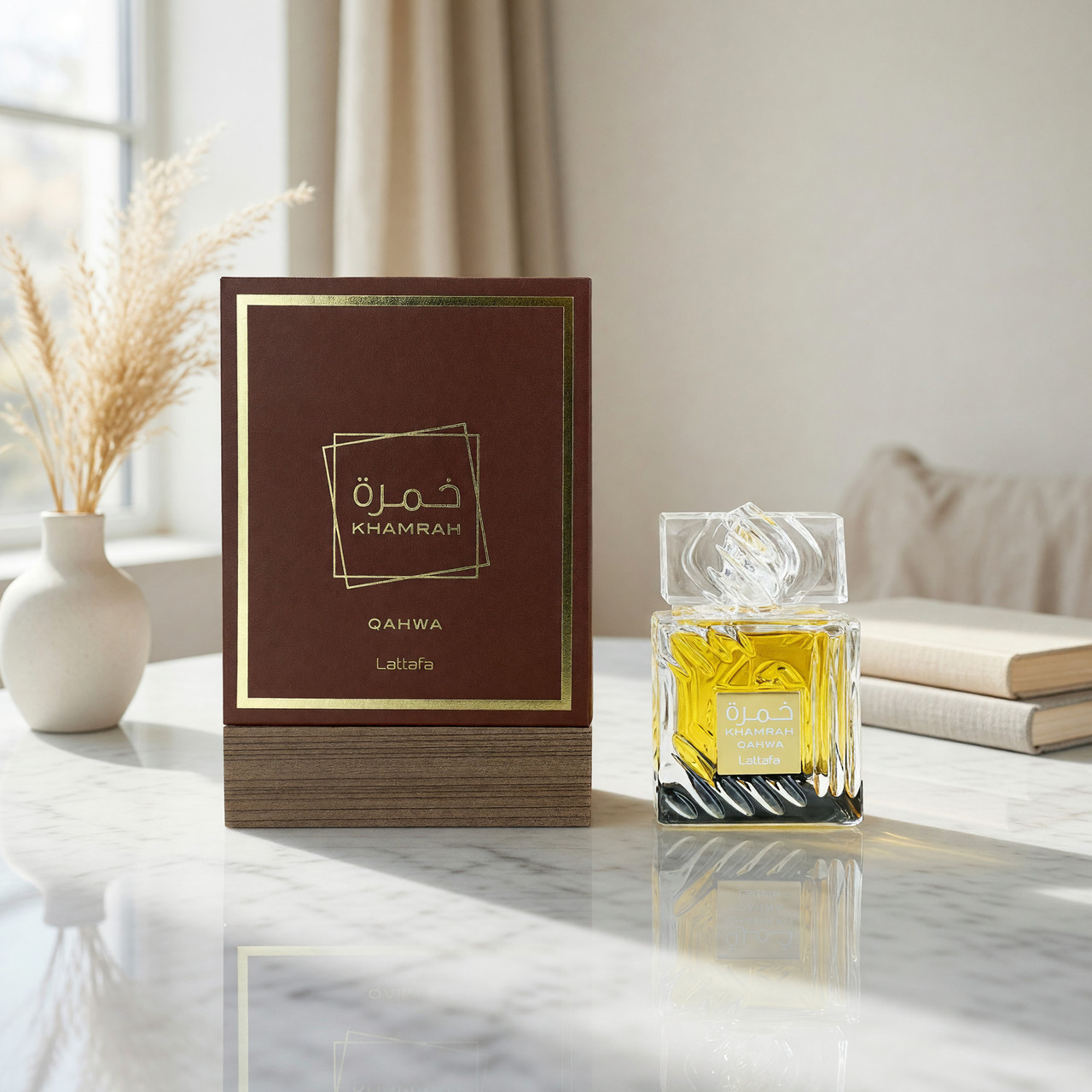 Khamrah Qahwa by Lattafa, 3.4 oz EDP Spray for Unisex