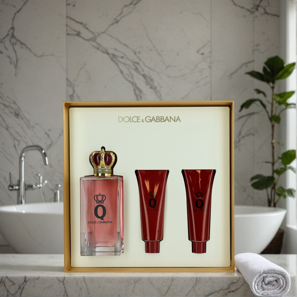 香水 3点セット. ブルガリ//D&G Q by Dolce & Gabbana, 3 Piece Gift Set for Women