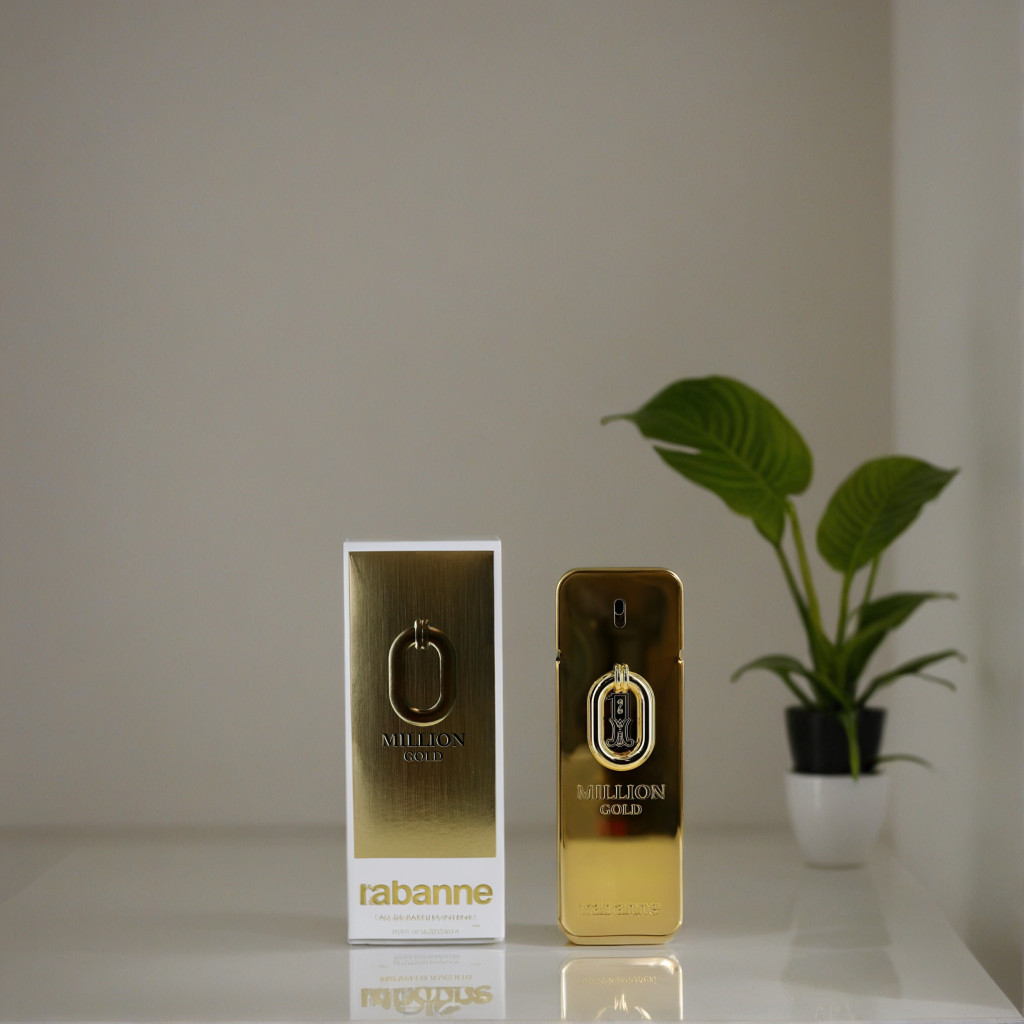 1 Million Gold by Paco Rabanne, 3.4 oz EDP Intense spray for Men