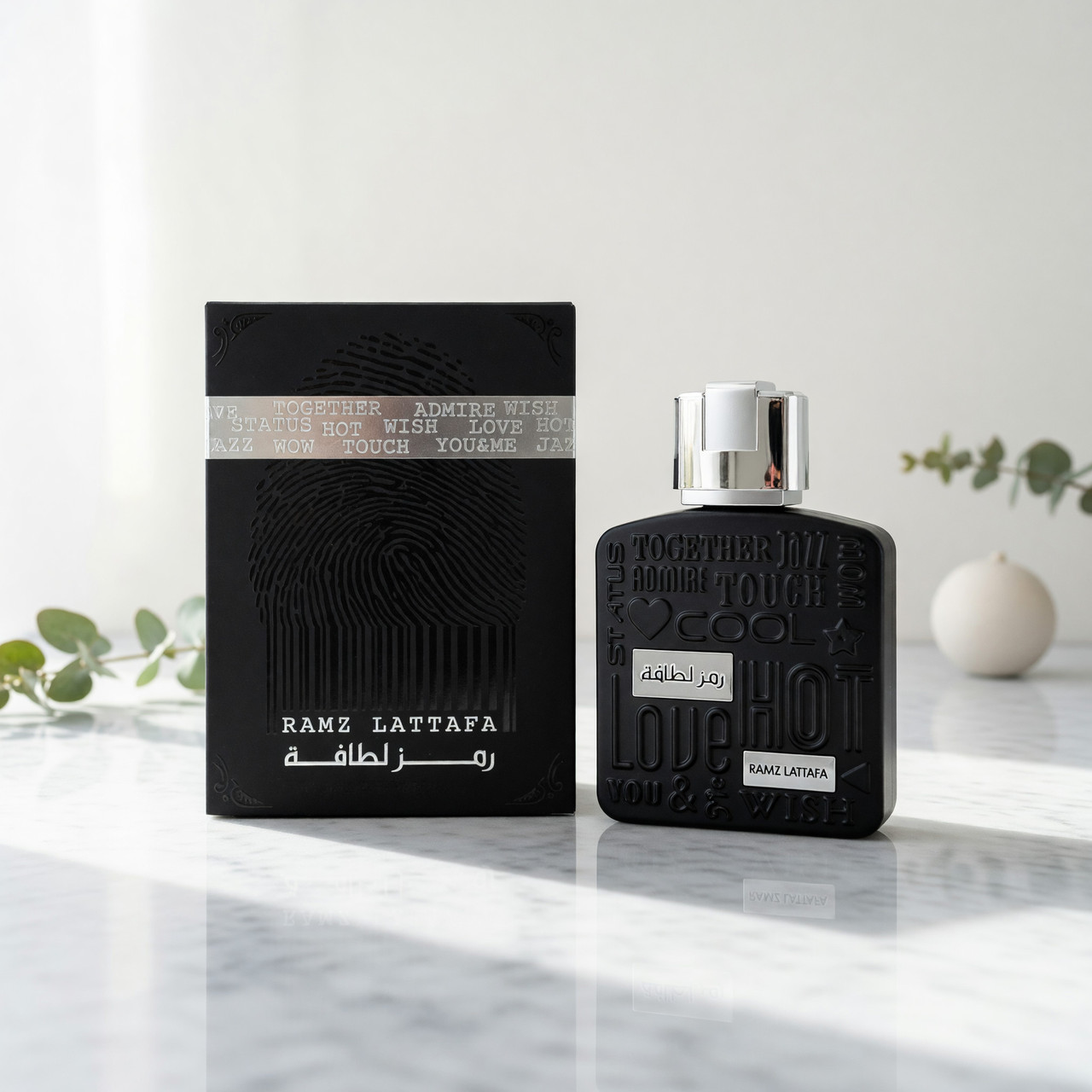 Ramz Silver by Lattafa, 3.4 oz EDP Spray for Unisex